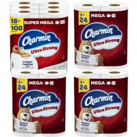 36 Charmin Ultra Strong or Soft Toilet Paper Rolls