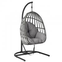 Mainstays Wicker Outdoor Patio Hanging Egg Chair