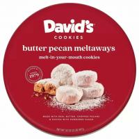 Davids Cookies Gourmet Butter Pecan Meltaway Gift Basket