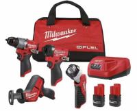 Milwaukee M12 FUEL 12V Brushless Cordless Combo Kit