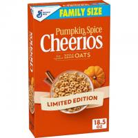 Cheerios Pumpkin Spice Breakfast Cereal Family Size