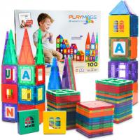 Playmags 3D Magnetic Tiles Building Blocks Set