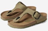 Birkenstock Womens Gizeh Big Buckle Canvas Sandals