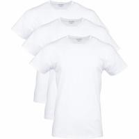 Gildan Mens Crew Neck Cotton Stretch T-Shirts 3 Pack