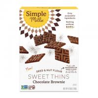 Simple Mills Chocolate Brownie Sweet Thins Cookies