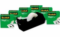 Scotch Magic Tape Dispenser with 6 Rolls