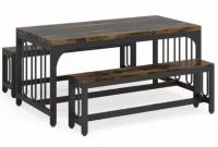 Tribesigns Way To Origin Halseey Wood Top Dining Table Set