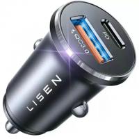 Lisen Fast Charge 54W USB-C Car Charger Adapter