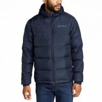 Eddie Bauer Mens Hooded Down Jacket