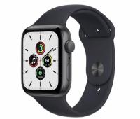 Apple Watch 44mm SE 1st Gen Space Gray Midnight Sport Band