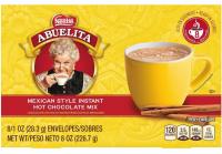 Abuelita Mexican Style Instant Hot Chocolate Drink Mix Packets