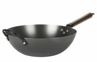 Babish Carbon Steel Flat Bottom Wok and Stir Fry Pan