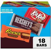 Hersheys Kit Kat and Resses Assorted Milk Chocolate 18 Pack