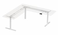 Workstream Adjustable Electric Triple-Motor L-Shaped Corner Desk