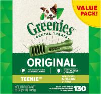 Greenies Original Teenie Dental Dog Treats 130 Pack