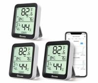 Govee Bluetooth Hygrometer Thermometer H5075 3 Pack