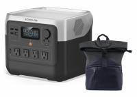 EcoFlow RIVER 2 Pro 768Wh LiFePO4 Portable Power Station + Backpack