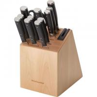 KitchenAid Gourmet 14-Piece Forged Triple Rivet Knife Block Set