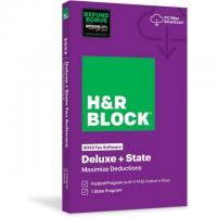 HR Block Tax Software Deluxe with State 2023