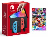 Nintendo Switch OLED Console System with Mariokart 8 Deluxe