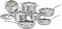 Cuisinart 12 Piece Cookware Set MultiClad Pro Triple Ply