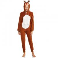 The Great Christmas Edition Plush Hooded One Piece Union Suit