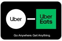 Uber and UberEats Discounted Gift Cards 20% Off