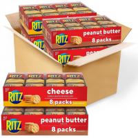 Ritz Cheese Peanut Butter Sandwich Crackers Variety Pack 32-Pack