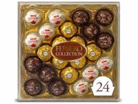 Ferrero Rocher Fine Hazelnut Chocolate Candy Gift Box 24 Pack