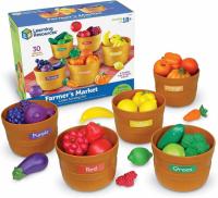 Learning Resources 3060 Farmers Market Color Sorting Set