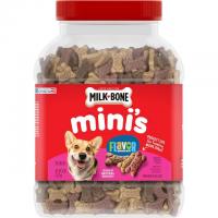 Milk-Bone Minis Flavor Snacks Crunchy Dog Biscuit Treats