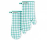 KitchenAid Gingham Oven Mitt Set