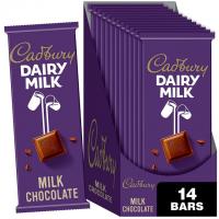 Cadbury Dairy Milk Chocolate Candy Bars 14 pack