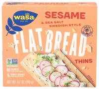 Wasa Flatbread Thins Sesame and Sea Salt Crackers