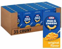 Kraft Original Flavor Macaroni and Cheese Dinner 35 Pack