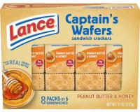 Lance Captains Wafers Peanut Butter and Honey Sandwich Crackers