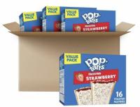 Pop-Tarts Toaster Pastries Frosted Strawberry 64 Pack