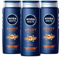 Nivea Men Sport Body Washes Tangerine and Pepper 3 Pack