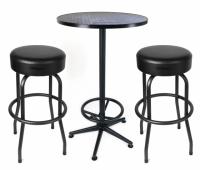 Hyper Tough 3-Piece Shop Table and Stool Set