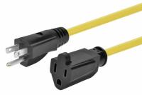 Monoprice 14AWG 15A SJTW Outdoor Extension Cord 3 Pack