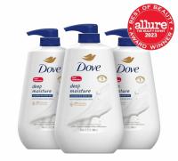 Dove Body Wash with Pump Deep Moisture 3 Pack