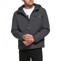 Calvin Klein Mens Water Resistant Slim Fit Hooded Jacket