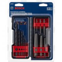 Bosch BSPE6D 12-Piece Assorted Set Spiral Flute Screw Extractor