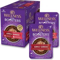 Wellness Bowl Boosters Simply Shreds Natural Wet Dog Food Topper 12 Pack