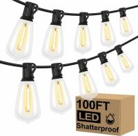 Brightever 100ft LED Outdoor String Lights