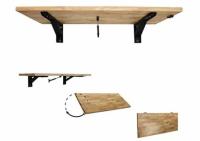 SafeRacks 48x20 Heavy Duty Wall Mounted Folding Table