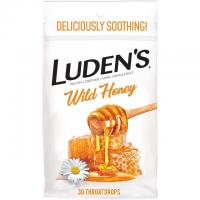 Ludens Soothing Throat Drops Wild Honey or Licorice