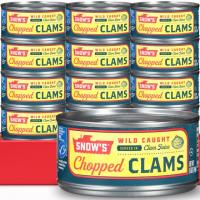 Snows Wild Clams Canned 12 Pack