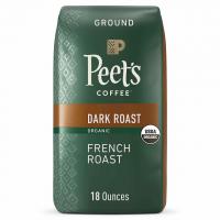 Peets Coffee French Roast Dark Roast Ground Coffee