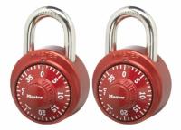 Master Lock Aluminum Combination Lock 2 Pack